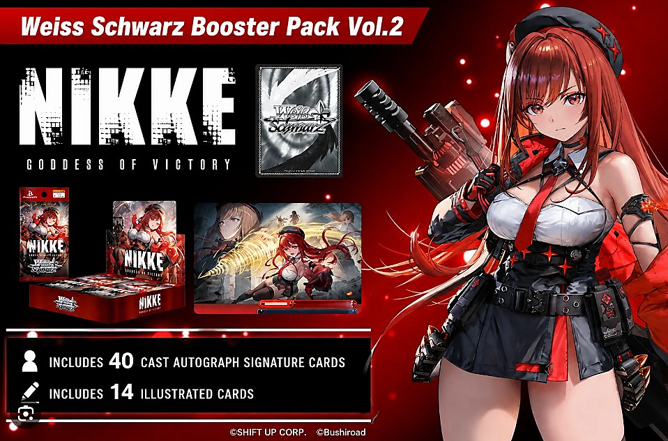 PRE-ORDER Weiss Schwarz: Nikke Goddess of Victory- Vol.2 - ENGLISH  [CASE]