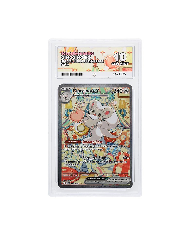 Cinccino ex – Chaos Rising – 119/086 SIR – ACE 10