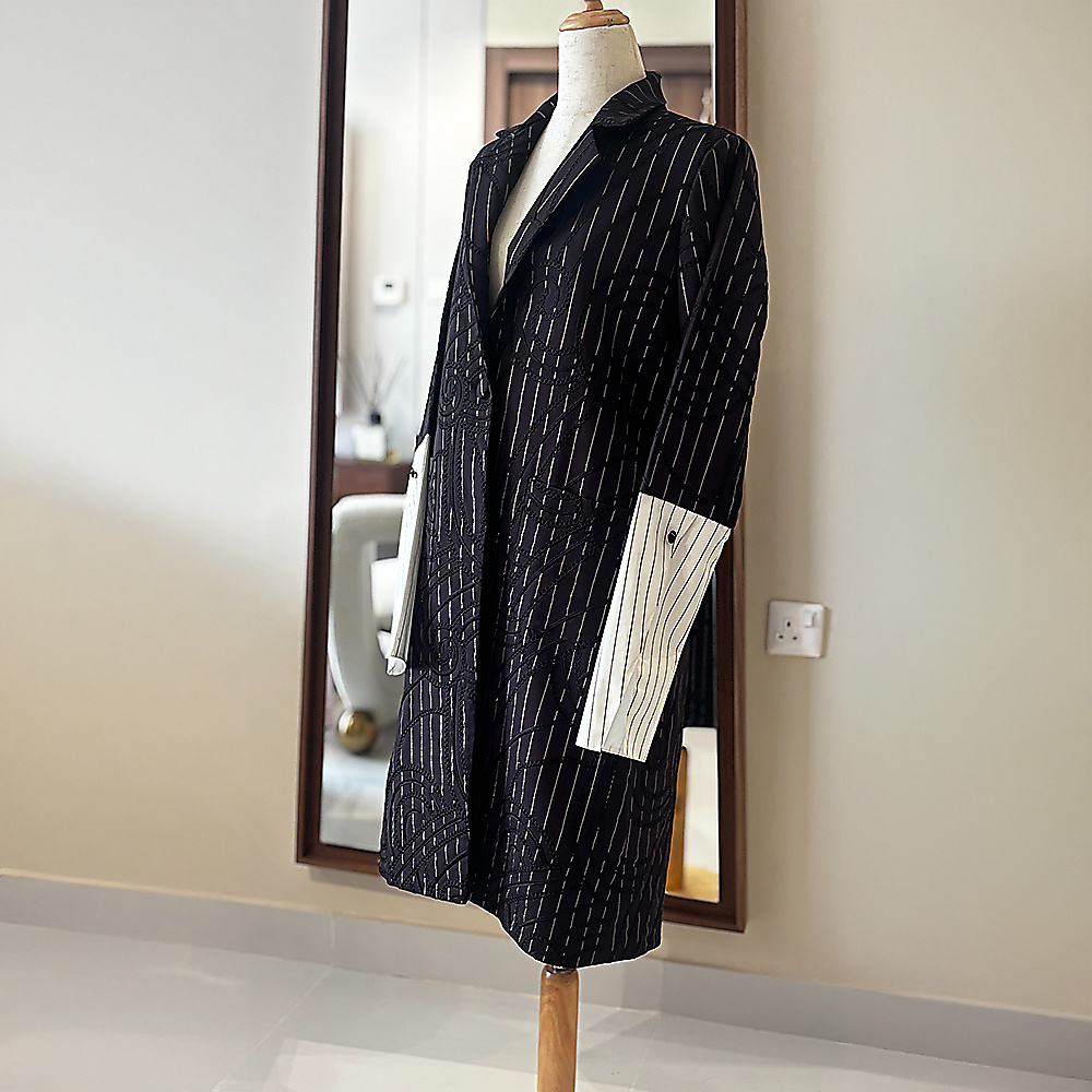 Black Crepe Blazer