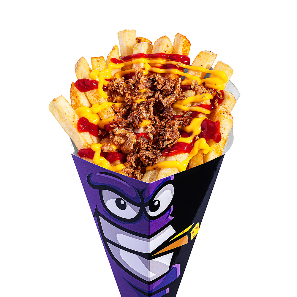 Cheddar Cheese X Ketchup X Crispy Onions