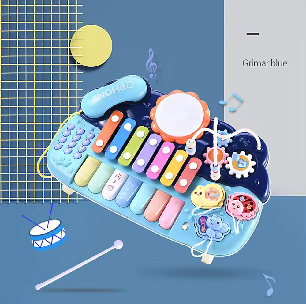 بيانو موسيقي تعليمي متعدد الوظائف للأطفال