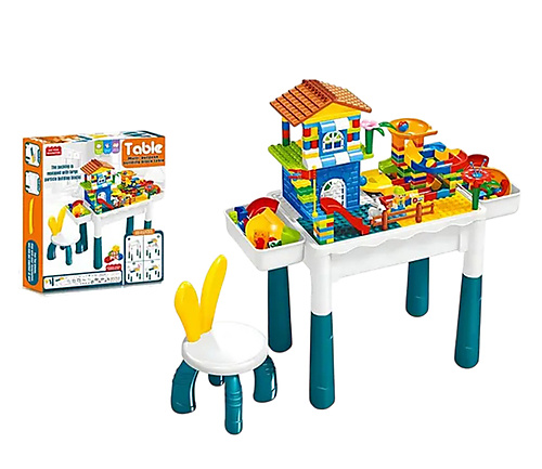 طاولة مكعبات أطفال