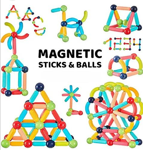 مجموعة مكعبات مغناطيسية 42 قطعة