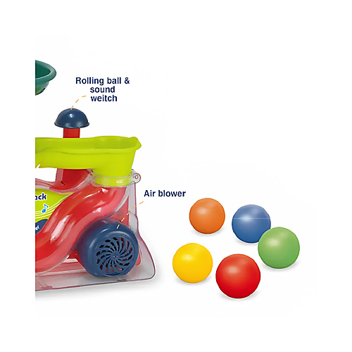 لعبة مسار الكرات المنزلقة التعليمية