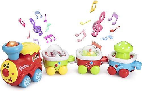 قطار موسيقي مع أضواء