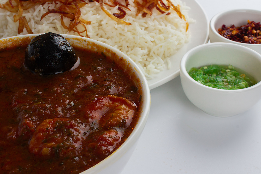 Shrimp Sauce With White Rice