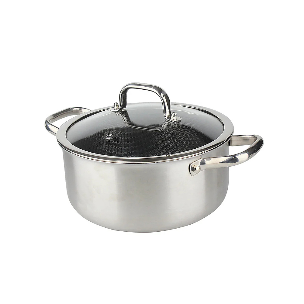 OSFE Triple-Layer Stainless Steel Pot – 32 Cm