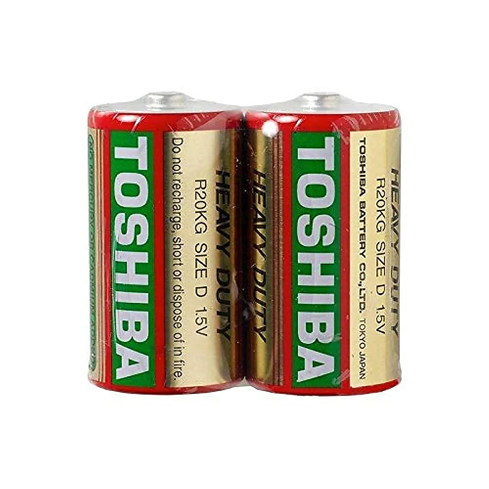 Toshiba Heavy Duty D-Size Batteries – 1.5V