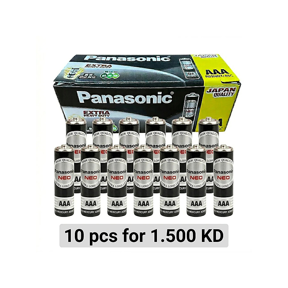 Panasonic Neo Batteries – High Quality AAA Batteries – Pack Of 10