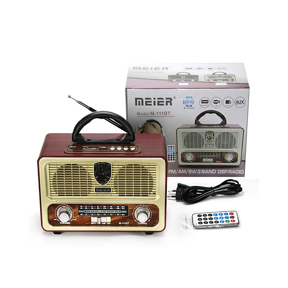 2-In-1 Bluetooth Radio And Speaker With Remote Control – Multicolor