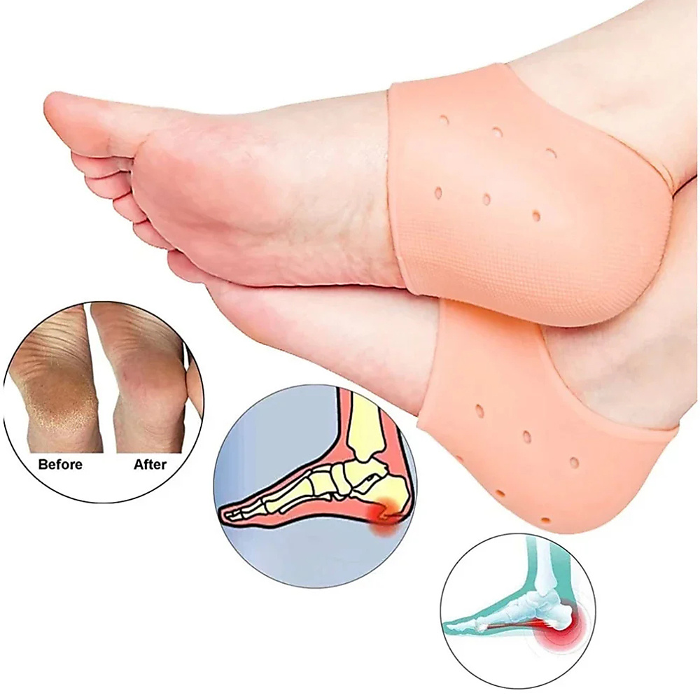 Medical Silicone Heel Protector For Cracked Heels