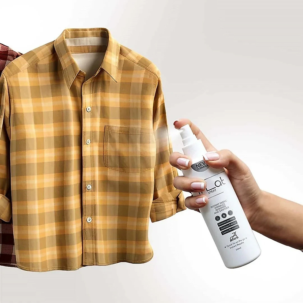 iFlat Instant Ironing And Wrinkle Remover Spray For Clothes (250ml)