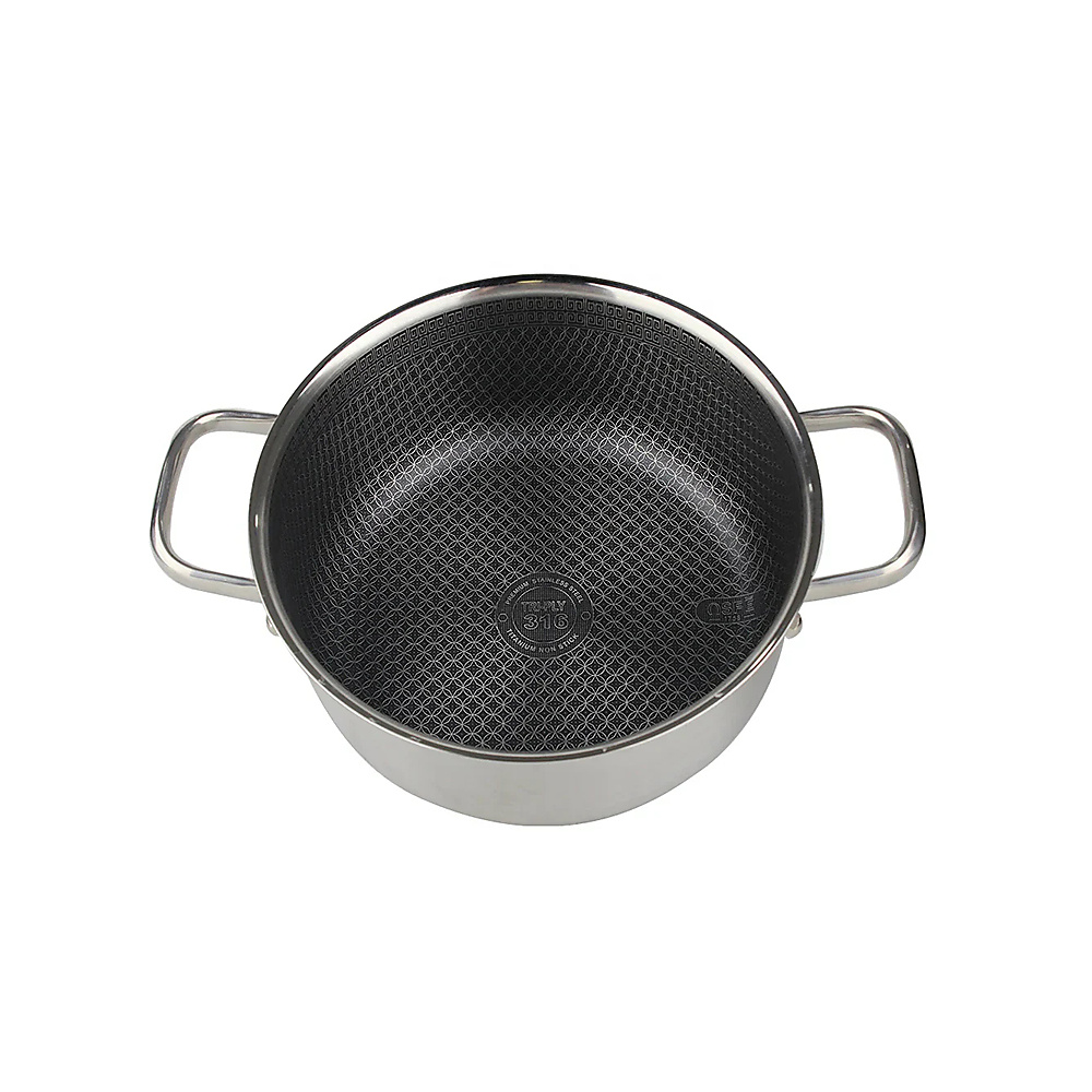 OSFE Triple-Layer Stainless Steel Pot – 32 Cm