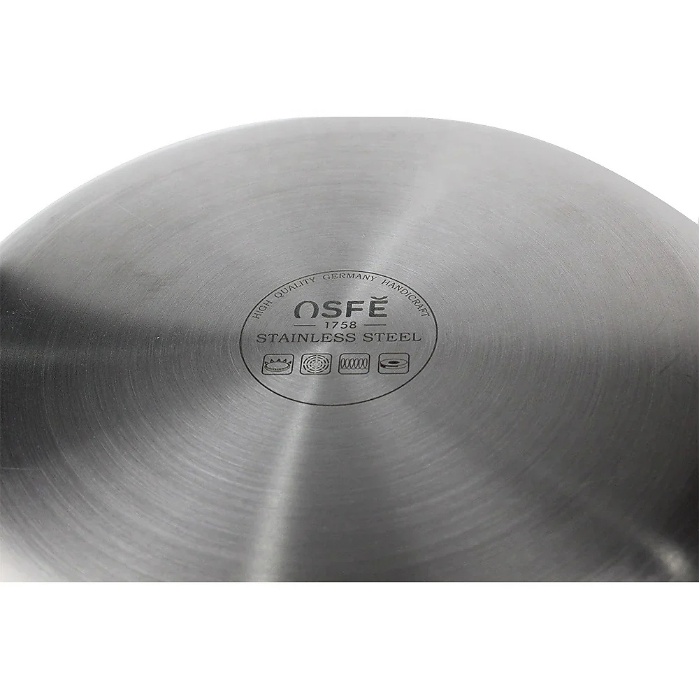 OSFE Triple-Layer Non-Stick Stainless Steel Cookware Set – 10 Pieces With Glass Lid (Pots 20-24-28-3