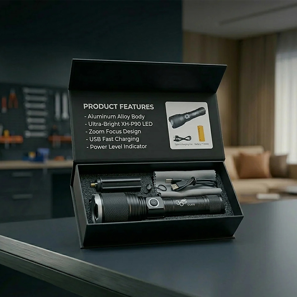 Professional 360 C-L415 Flashlight Set Of 3 – XH P90 Ultra-Powerful Lighting