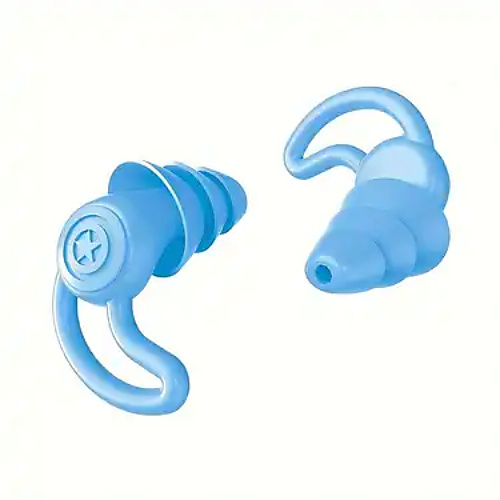 1 Pair Of Noise Reduction Earplugs, NRR 40dB, Highly Comfortable Reusable Silicone Earplugs, Suitabl