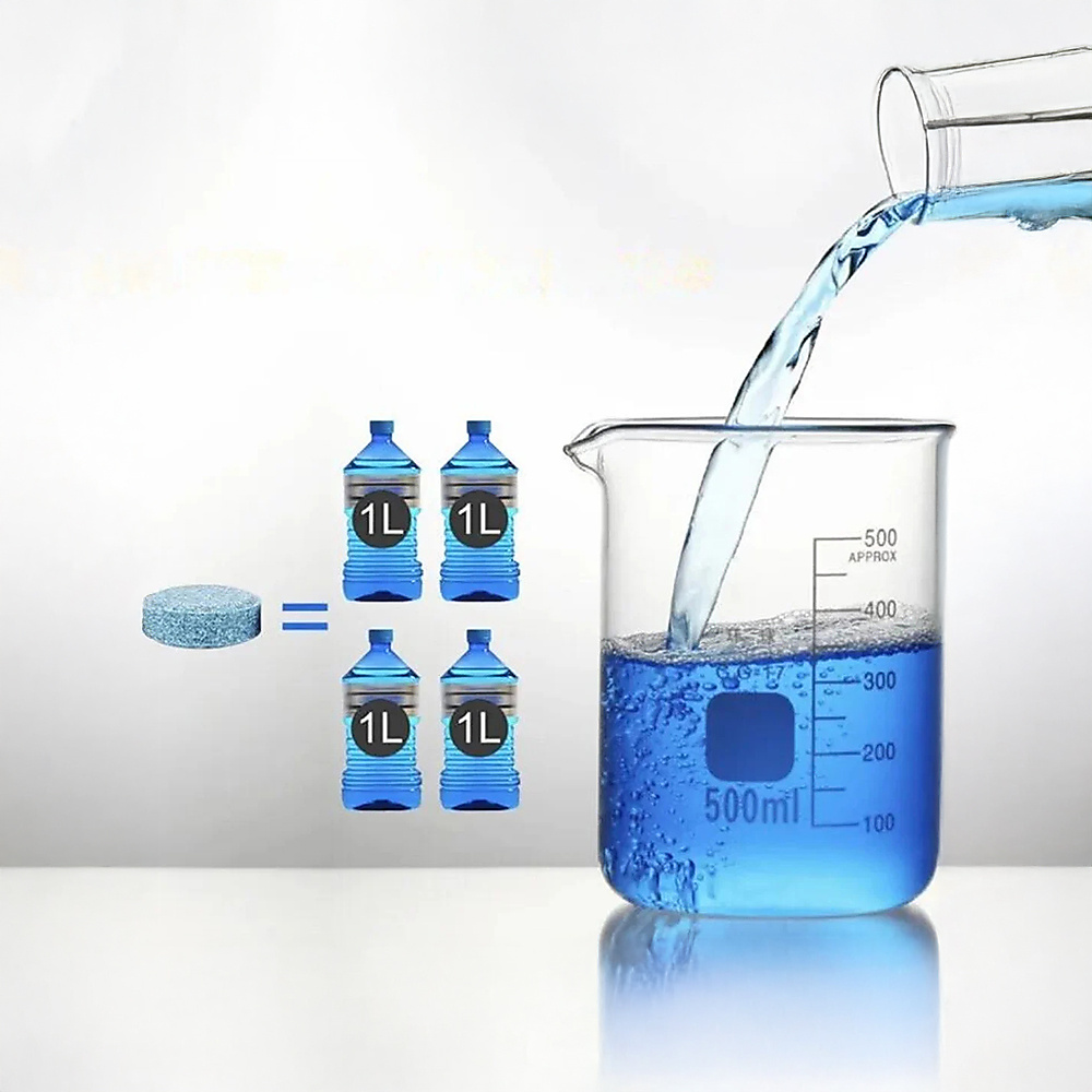 Effective Glass Cleaning Tablets That Remove Dirt And Contaminants From Your Car Windshield For Clea