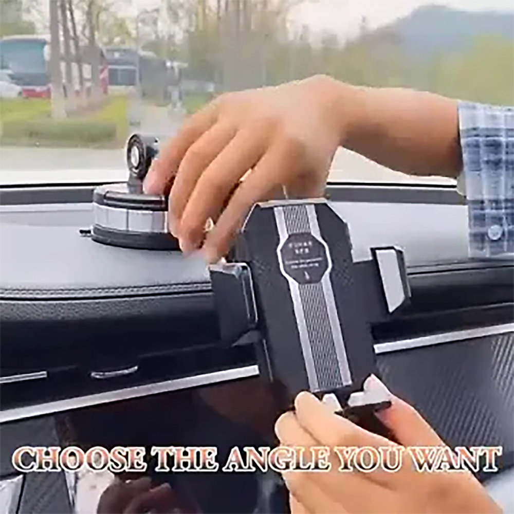 Car Phone Holder With Suction Cup Base