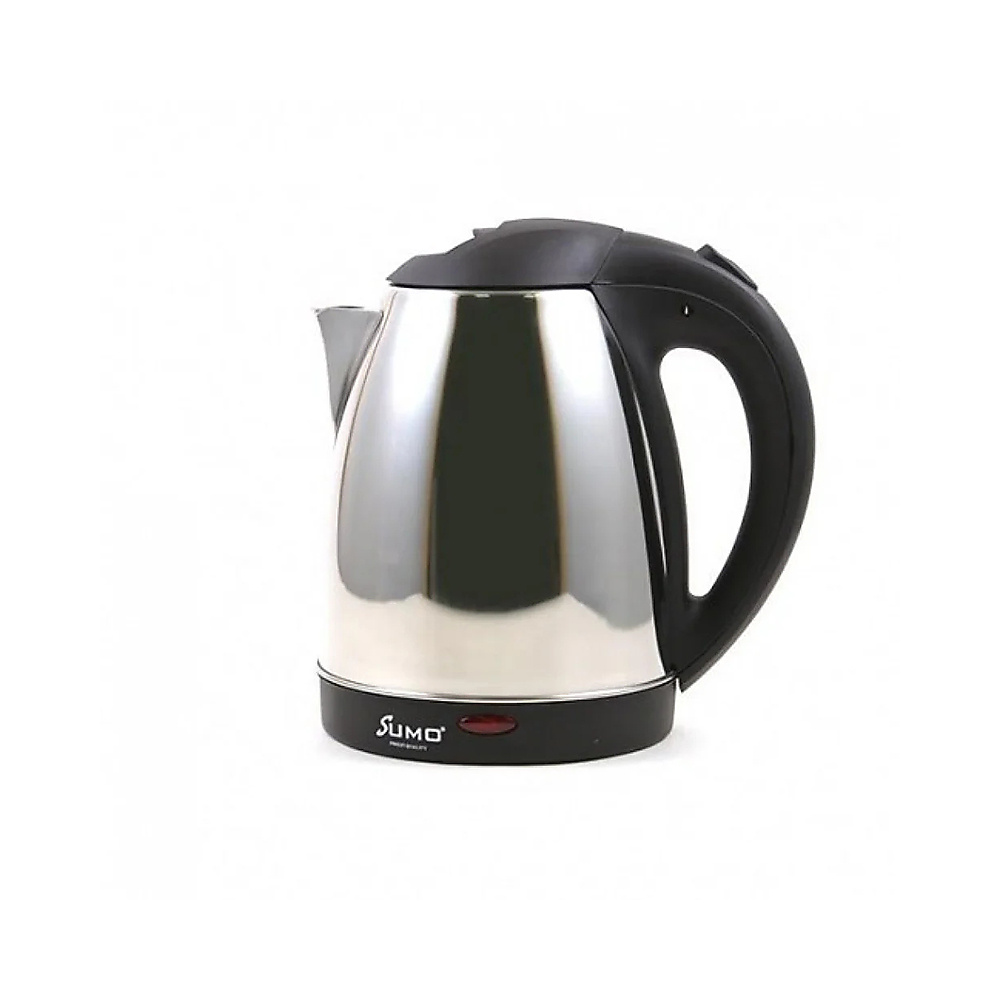 Stainless Steel Tea Tray And Electric Kettle Set 3-In-1