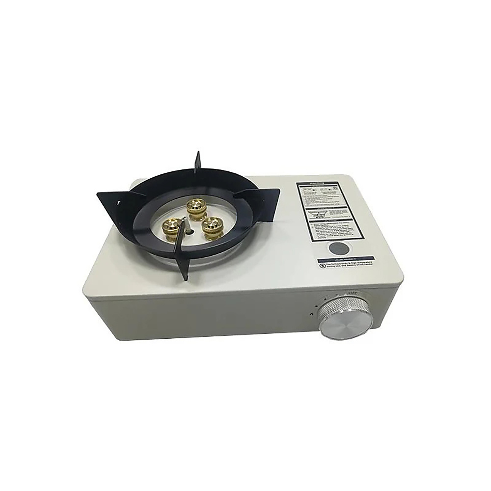 Portable Gas Stove With Strong Wind-Resistant Flame, Even Heat Distribution And Carrying Bag