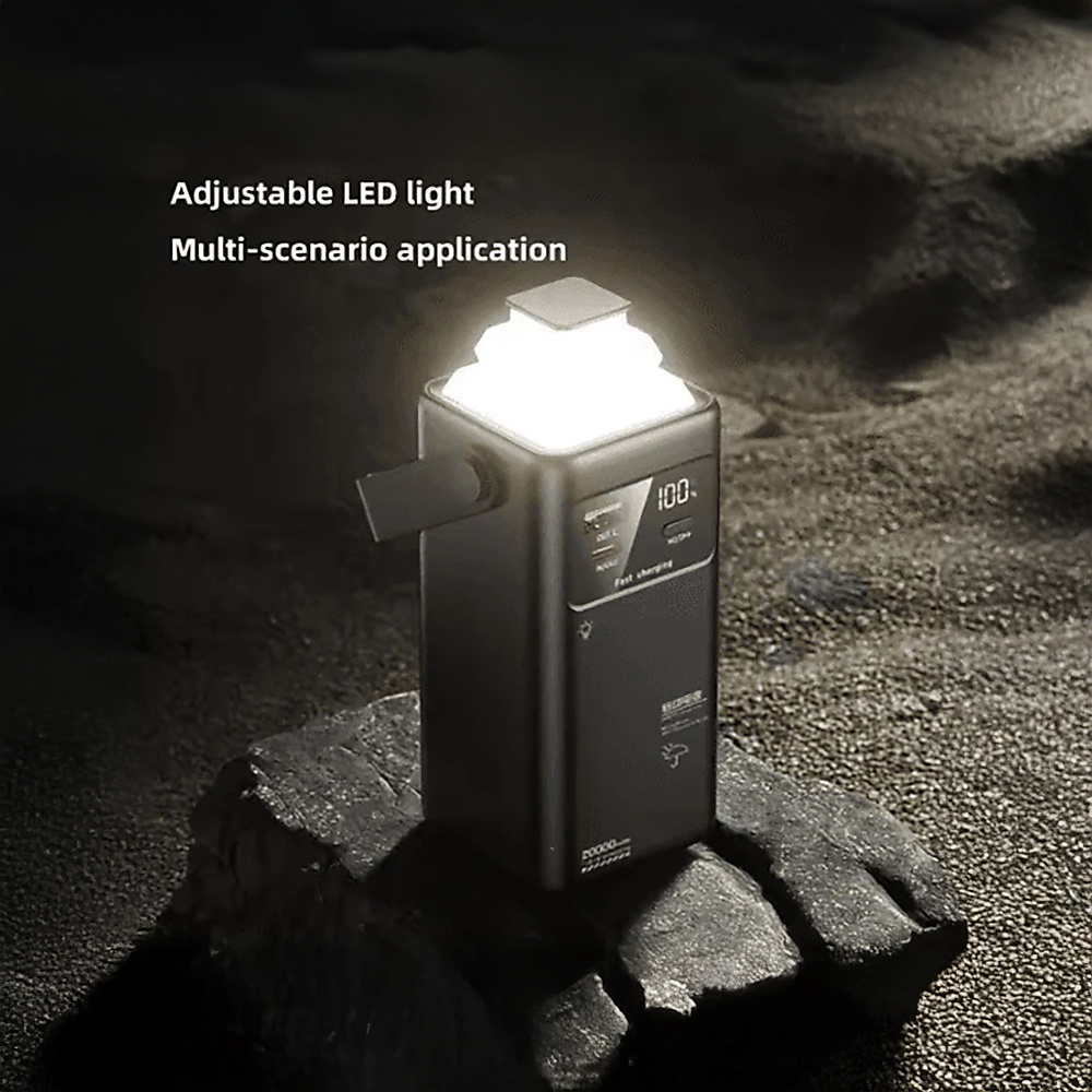 Broom Portable Power Bank 60000mAh, 22.5W Fast Charging, With USB-C Port