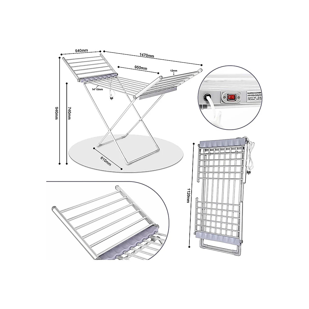 Foldable Electric Clothes Dryer