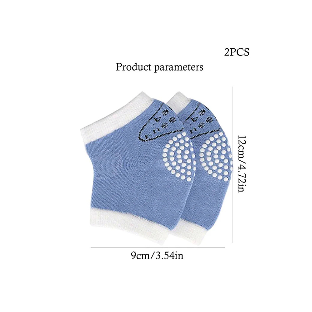 2-Piece Kids Knee And Elbow Pads, Padded Anti-Slip Knee Protection For Infants And Toddlers