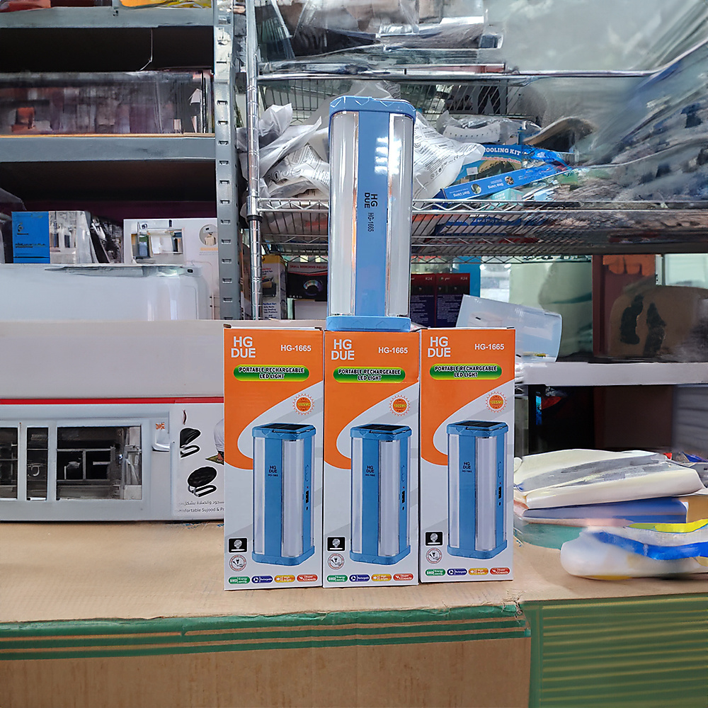 Portable Rechargeable Solar-Powered Flashlight – Set Of 3 (HG-1665)