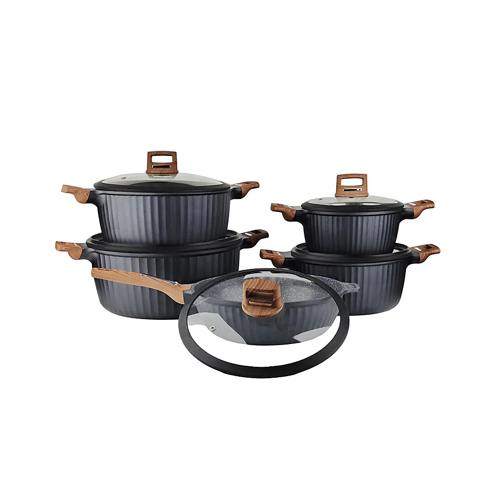 OSFE 12-Piece Non-Stick Granite Cookware Set