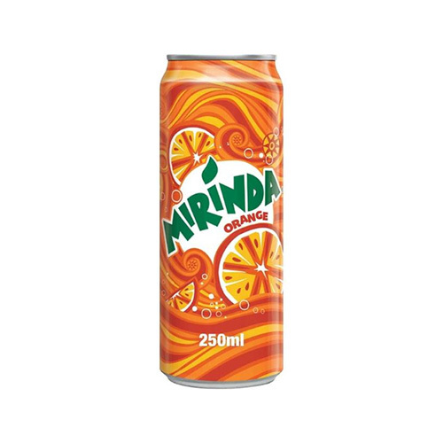 Mirinda Soft Drink Orange Flavor 240 ml