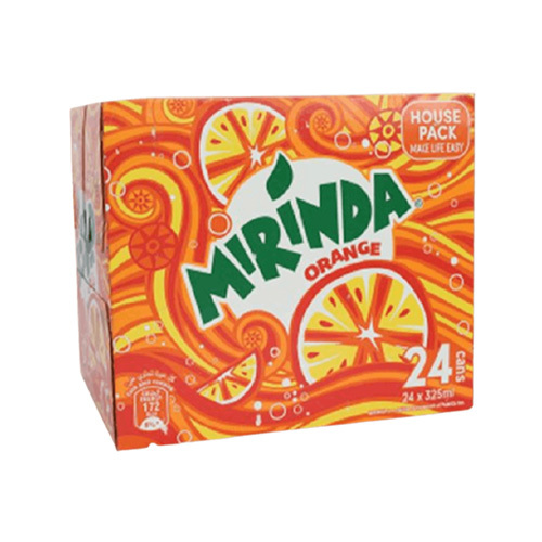 Mirinda Soft Drink Orange Flavor 325 ml
