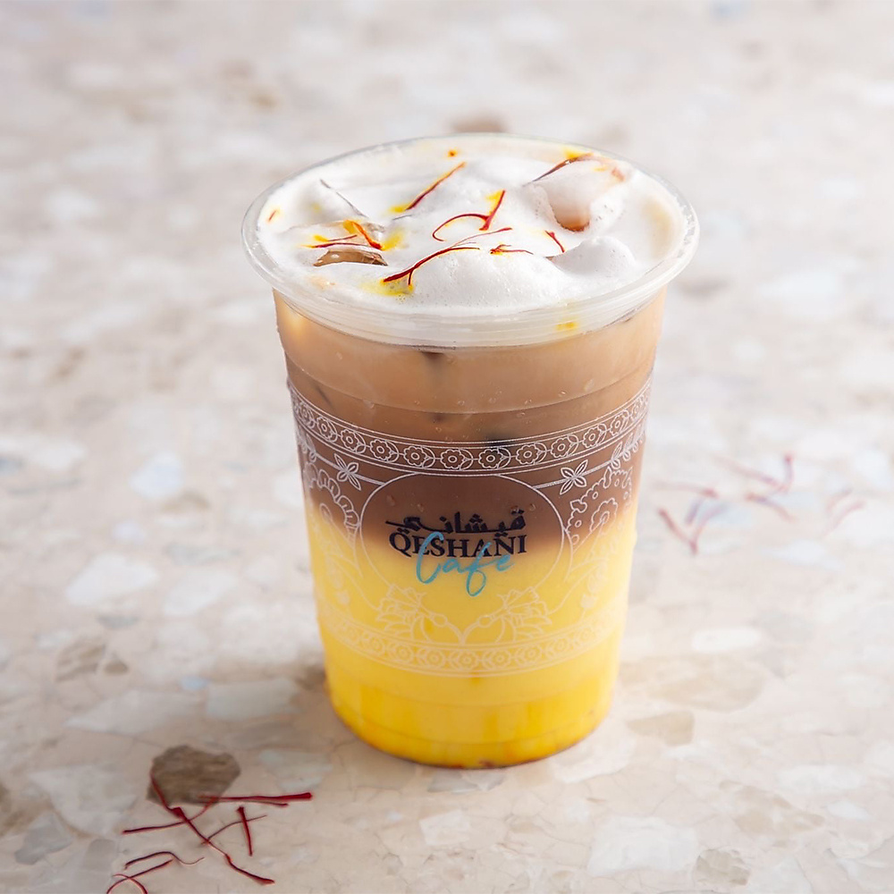 Saffron Latte Cold