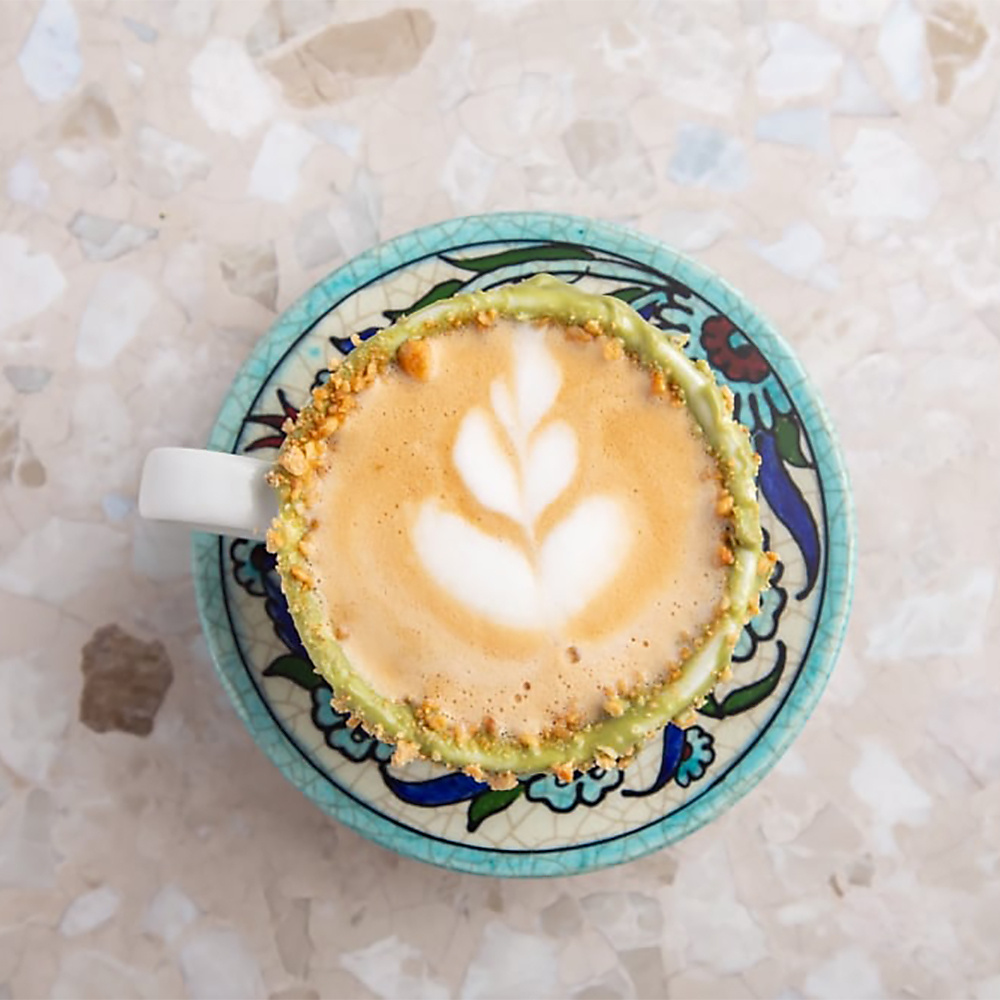 Pistachio Latte Hot