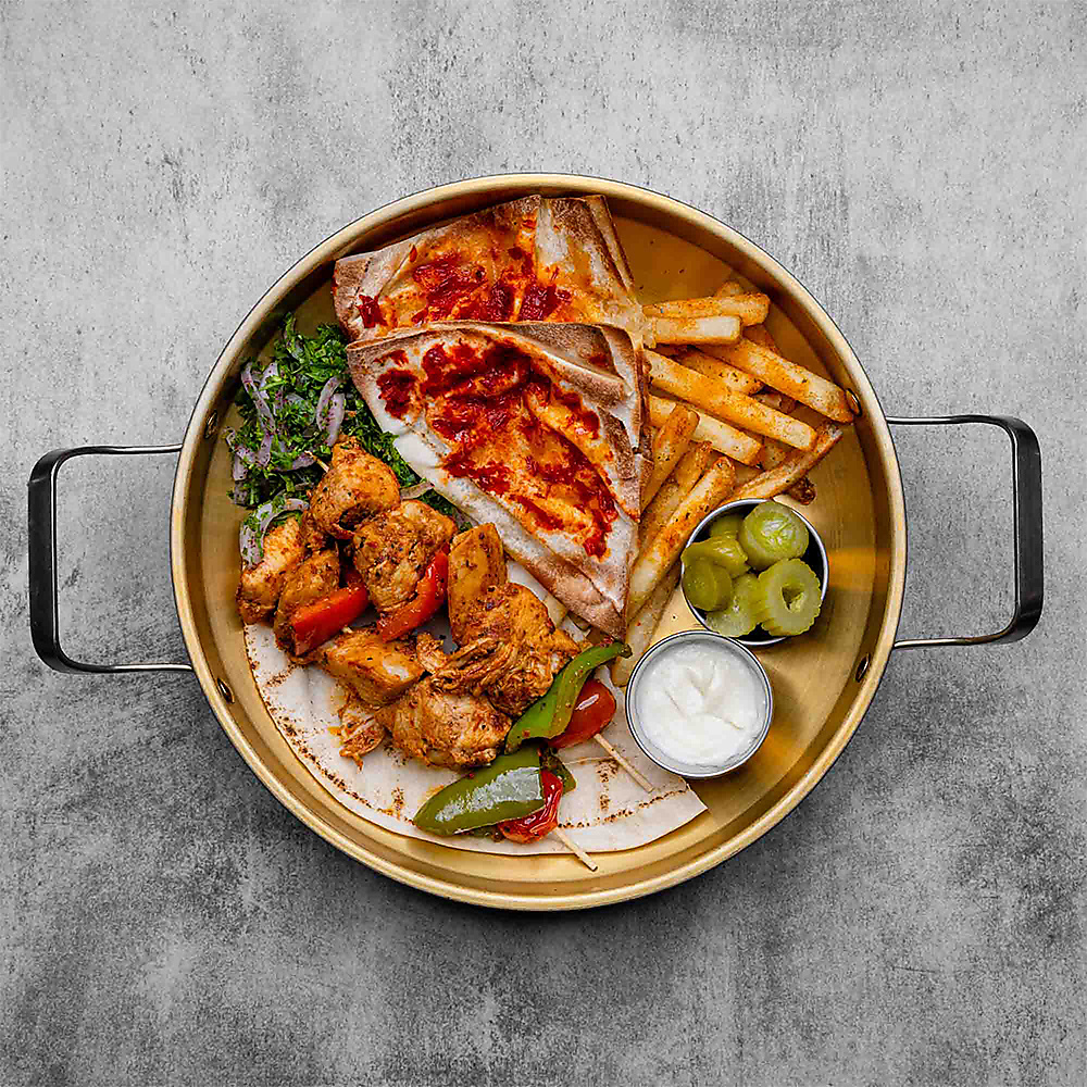 Damascene Taouk Plate