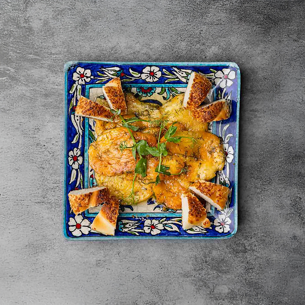 Grilled Halloumi with Honey