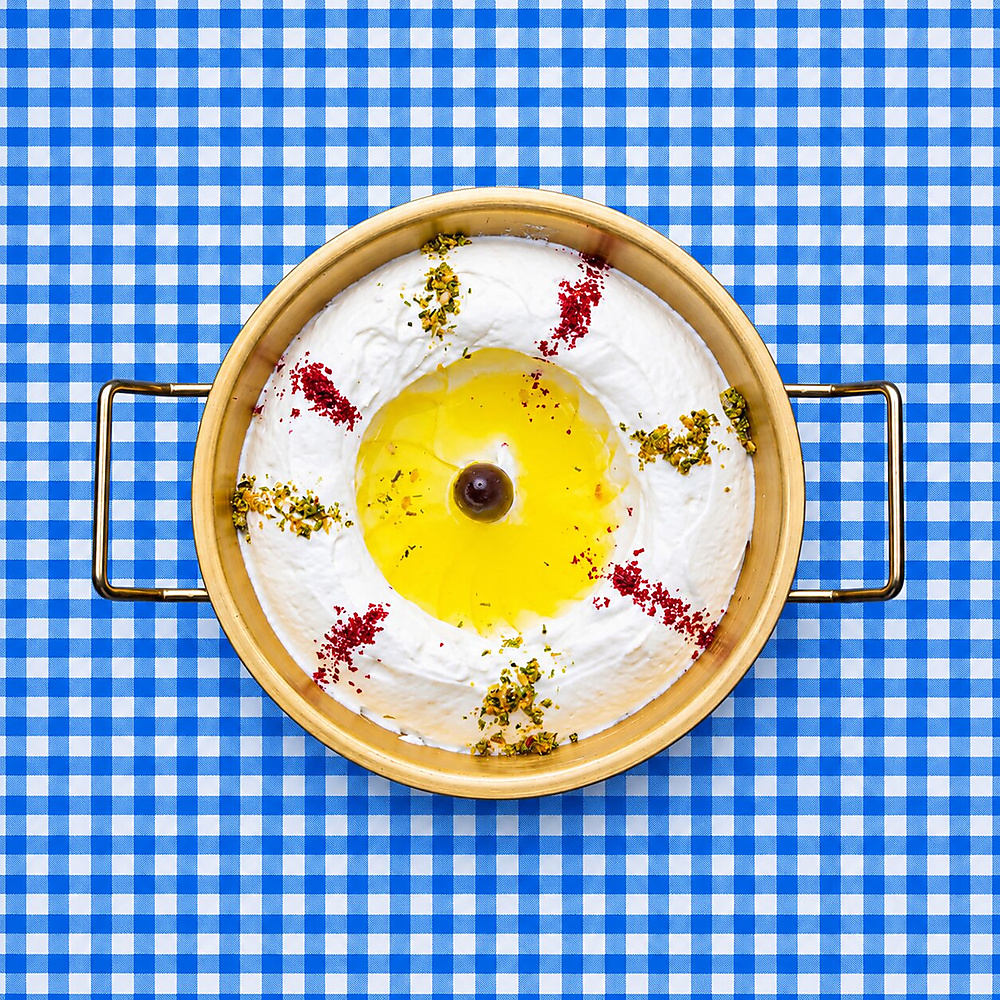 Labneh with Zaatar Plate