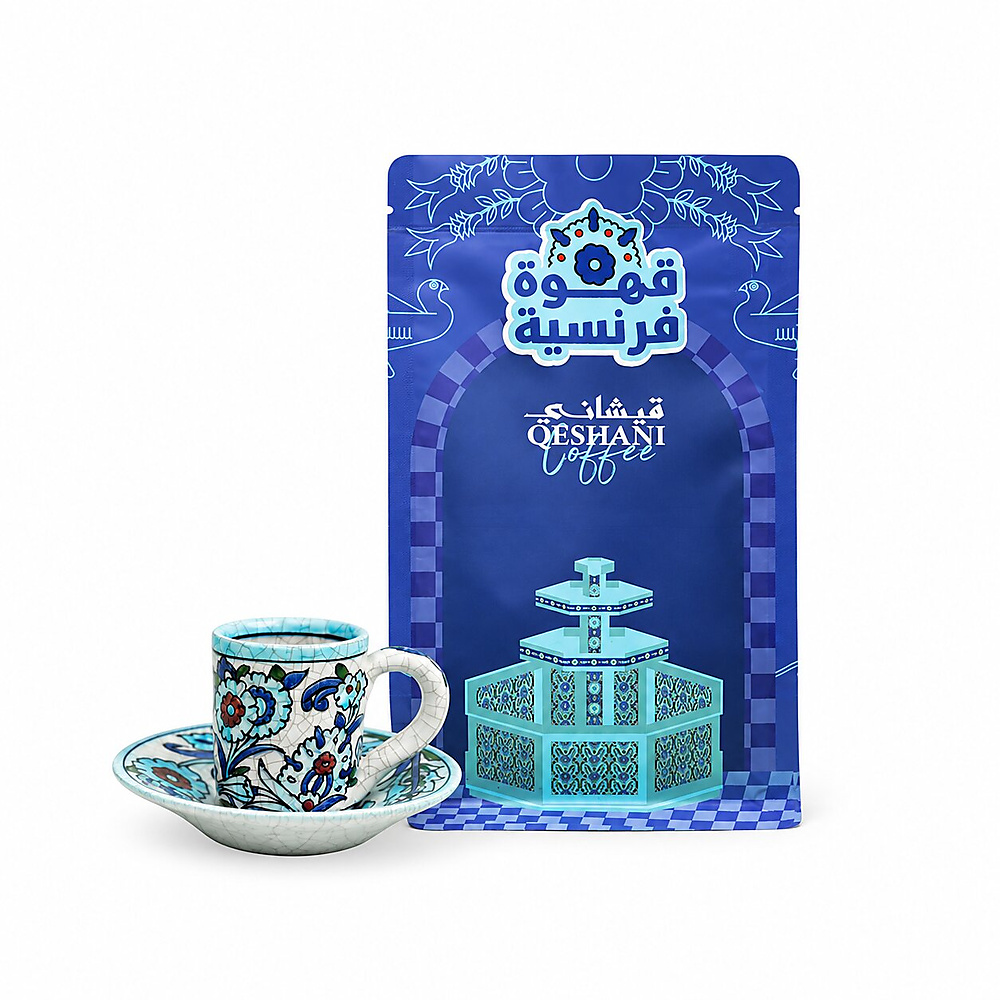 Qeshani French Coffee Bag with Cup