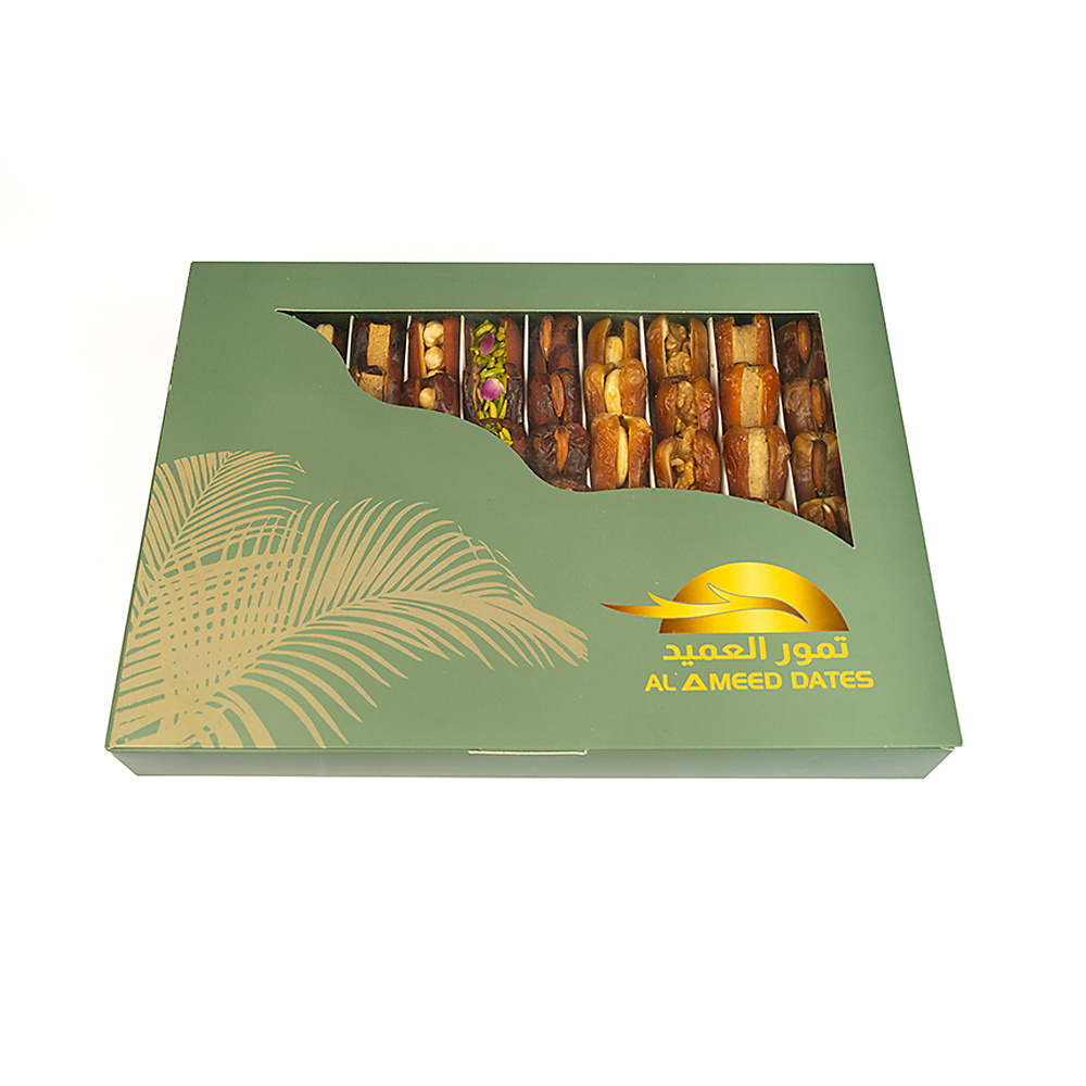 Ameed Dates – Dates With Nuts Mix Paper Box 1 kg