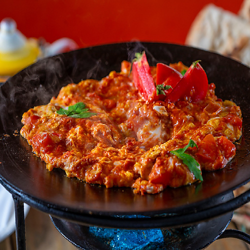 Egg With Tomato Paste