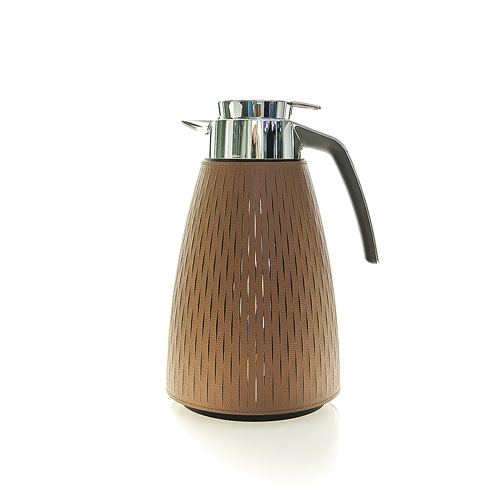 Chocolate Pinetti Full Leather Carafe Large - 1.5 L