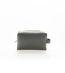 Dark Gray Pinetti Leather Accessories bag