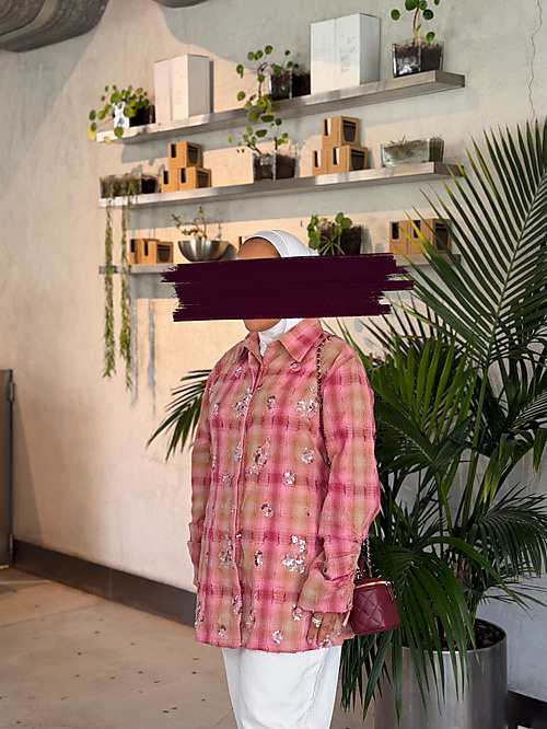 Blush bloom shirt