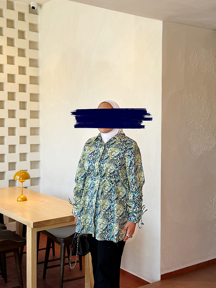 Leaf Print Shirt