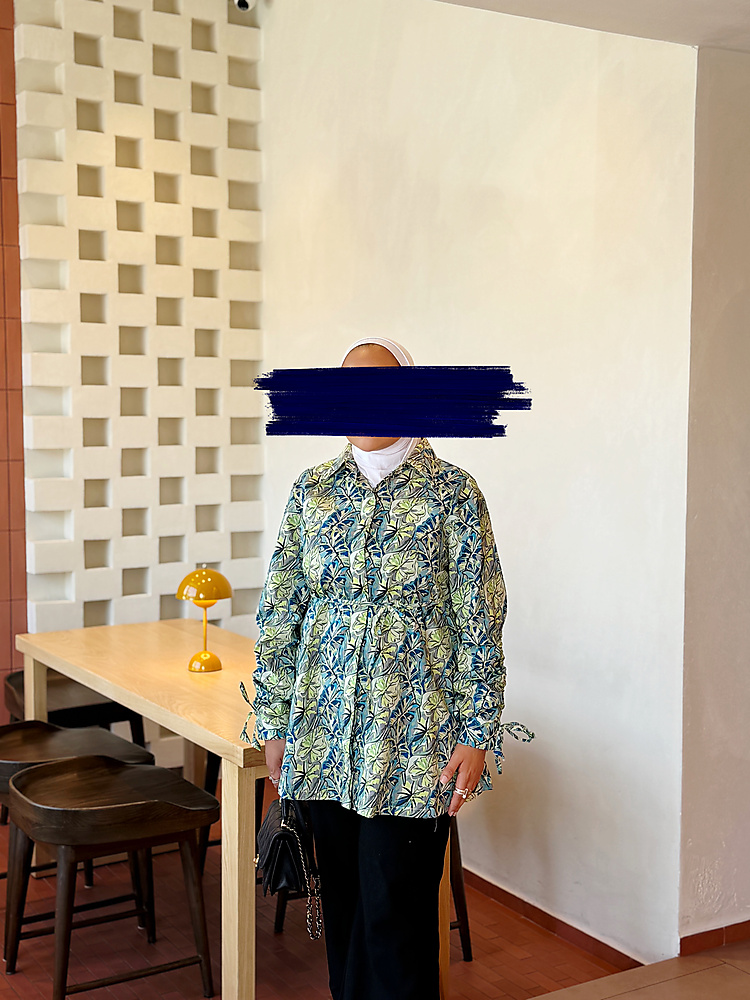 Leaf Print Shirt