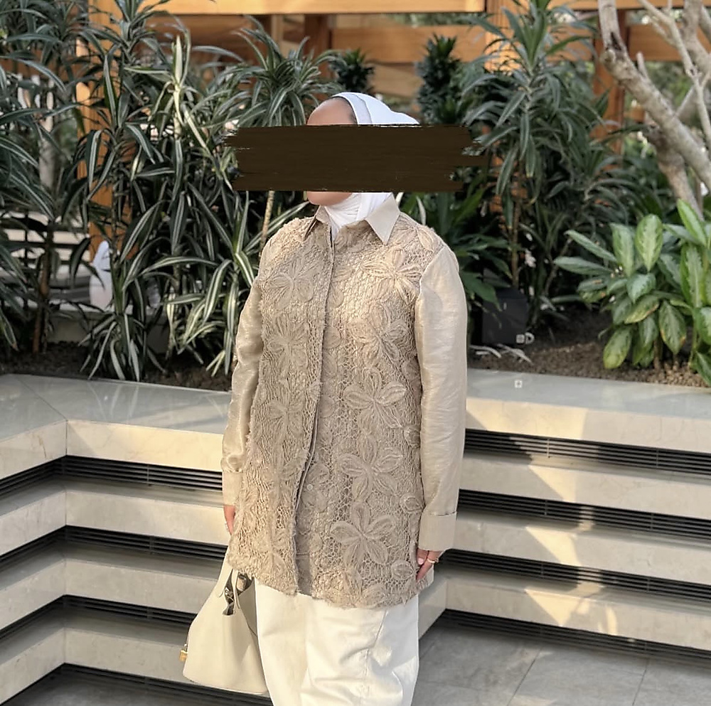 Beige Linen Lace Shirt