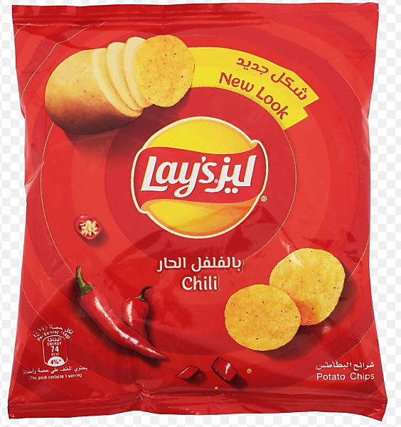ليز شيبس بالفلفل الحار - 14 جم