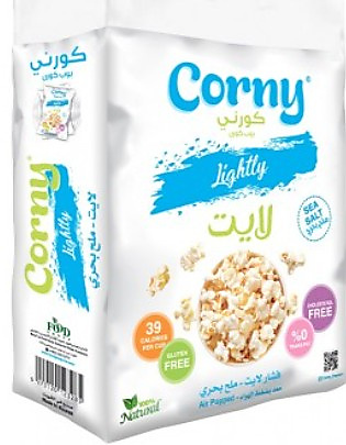 فشار كورني لايت بطعم الملح البحري - 30 x 10 جم