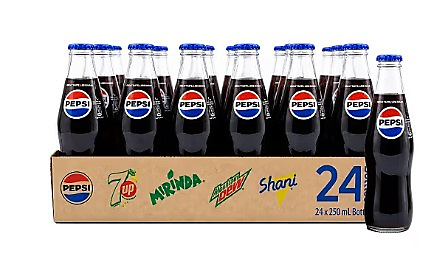 كرتون بيبسي - مشروب غازي في زجاجة 250 مل