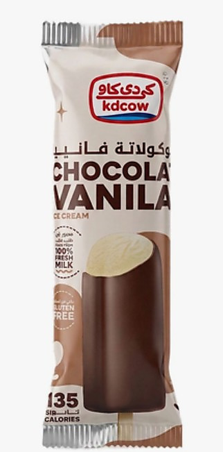 كي دي كاو آيس كريم شوكلاتة فانيلا 43 مل