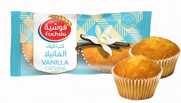 فوشية كب كيك فانيلا 70 جم